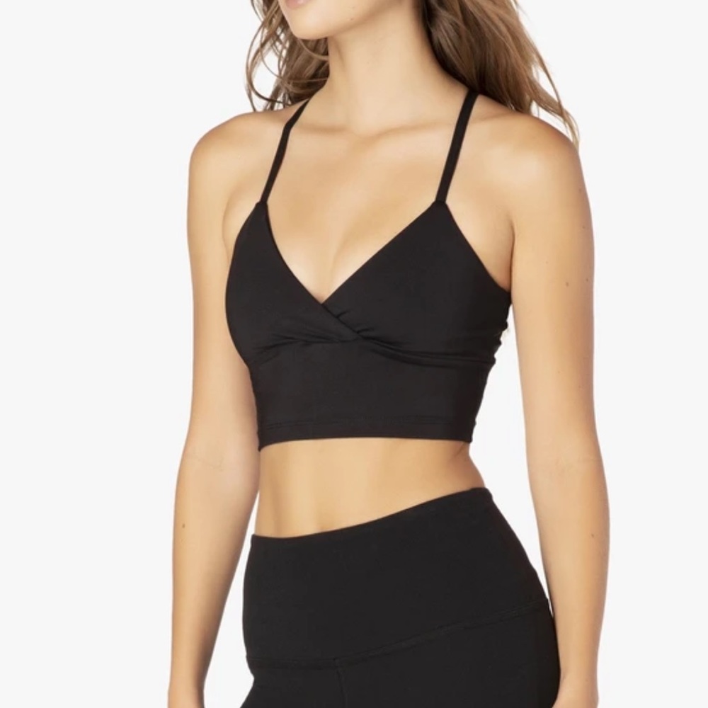 Beyond Yoga Criss Cross Cropped Tank